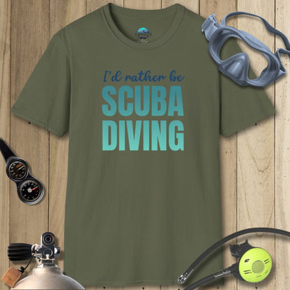 I'd Rather Be Scuba Diving T-shirt