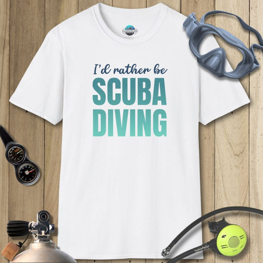 I'd Rather Be Scuba Diving T-shirt